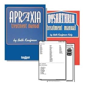 Click here to buy Apraxia and Dysarthria Treatment Manuals Combination - Book - Model 559004 by Sammons Preston.