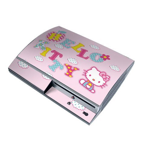 Hello Kitty PS3 Playstation 3 Body Protector Skin Decal Sticker, Item No.PS30853-81