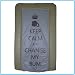 ebabygoods Cream Keep Calm & Change My Bum Changing Mat - Soft Touch