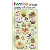 Iwako Puffy Cake Stickers
