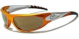 Produkt-Bild: X-Loop Sonnenbrillen - Sport - Radfahren - Skifahren - Laufen - Driving - Motorradfahrer / Mod. 2610 Orange Grau / One Size Adult / 100% UV400 Schutz