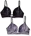 Vassarette Women's Extreme Plunge 2 Pack Push Up Bra 75708