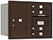 Horiz Mailbox, PL6, 5Dr, Bz, RL, 23-1/2in