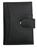Black Leather Credit / Business Card holder
