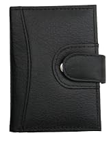 Black Leather Credit / Business Card holder
