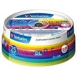 三菱化学メディア DVD-R DL 8.5GB PCデータ用 8倍速対応 25枚スピンドルケース入り ワイド印刷可能 DHR85HP25V1