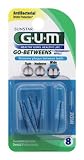 GUM Go Betweens Proxabrush Refills, Wide, 8-Count Packages (Pack of 6)