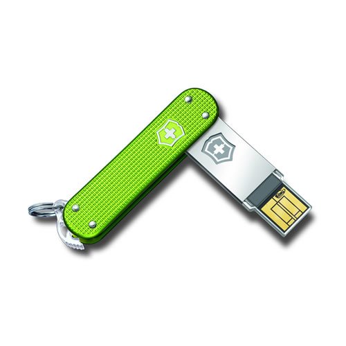 Victorinox Swiss Army Slim Flight USB Stick - Green Alox - 8GB