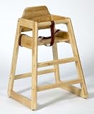 Eurobambino Natural Wooden Highchair