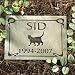 Personalized Gifts - Pet Cat Memorial Stone