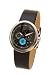 Puma Move Gents Black and Blue Chromo Dial Leather Strap Watch