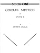 Gekeler Method for Oboe - Book I