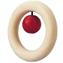 Plan Toys Natural Wood Baby Rattle Teething Ring - Ring