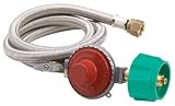 Bayou Classic M5HPR-1 Stainless Steel 48 Inch HP Hose - 20 PSI Reg-Control Valve