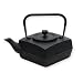 Old Dutch 28-Ounce Cast-Iron Symmetry Teapot, Matte Black