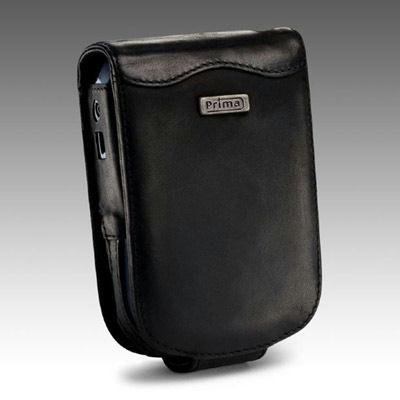 Hp Ipaq 1950 4155 Flip Style Black Leather Case with Removable Clip By Prima Cases