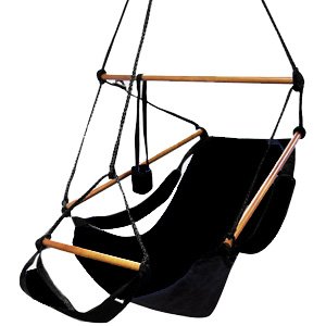 Deluxe Hammock Chair - Midnight Black