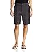 Haggar Men's Cool 18 Expandable Waist Plain Front Medium Plaid Fancy Short