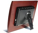 Tao 89358 5.6-Inch 128MB 5-Inch x 7-Inch Modern Curved Double-Matted Digital Picture Frame (Mahogany)