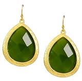 Young & The Restless ~ Phyllis Newman ~ Emerald Green Fashion Earrings