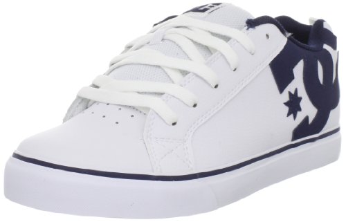 DC Shoes Men's Court Vulc White/Navy Lace Up D0303181 8 UK, 42 EU, 9 US