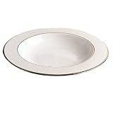 Lenox Continental Dining Platinum Bone China Pasta Bowl/ Rim Soup