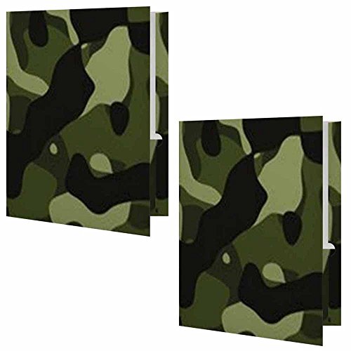 Camouflage Presentation File Folder Set of Two Office Supplies Supplies