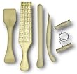 Potters Tool Kit Has Five Heavy-Duty Top Quality Wood Tools