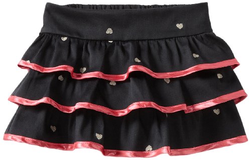 Hartstrings Baby-Girls Infant Embroidered Stretch Sateen Skort