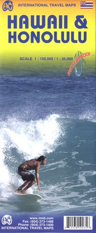 Hawaiian Islands 1:150,000 / Hawaii & Honolulu 1:35,000 Travel Map 2011*** (International Travel Maps)