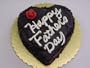 6 inch Heart Shaped Chocolate Fudge Cheesecake