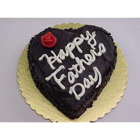 6 inch Heart Shaped Chocolate Fudge Cheesecake
