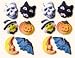 Halloween Cakes, Cupcakes, Cookies (14254)- Halloween Deluxe Shaped Edible Hard Sugar Decorations (12 pcs)