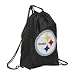 Water resistant nylon backsack with team logo