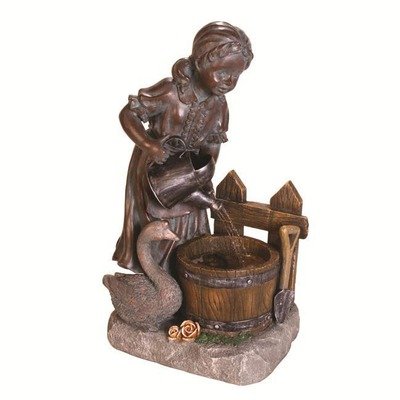 Bond Y95116 Genevieve 30-Inch Tall Fountain with One 10-Watt Light