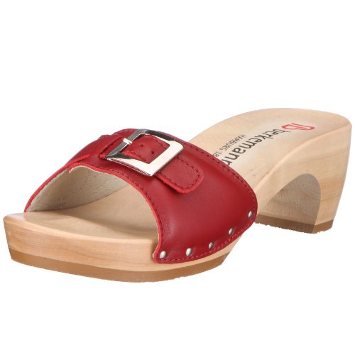Berkemann Silenz, Women's Mules, Red (hibiskus 222), 7.5 UK (41.5 EU)