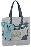 Juicy Couture Trompe L’ Oiel D Canvas Tote Veil Gray