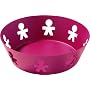 A di Alessi Girotondo Pierced Basket, Shallow, Red, (AKK03 R)