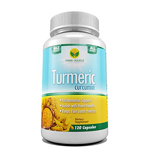 Turmeric Curcumin 120 Capsules 2 Month Supply Natural Anti