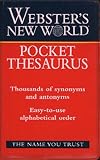 Webster's New World Pocket Thesaurus (Webster's New World)