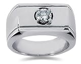 0.50 ctw Men's Diamond Ring in Platinum