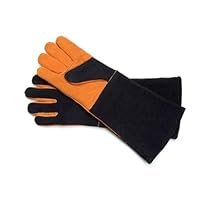 Steven Raichlen Leather BBQ Gloves, Set of 2