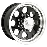 15 x 10 Ion Alloy Style 171 (Black/Black) Wheels (Quantity: 1)