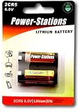 Power-Stations Photo Lithium Battery - 2CR5 / 2CR5M / DL245 - AMAZON'S BEST VALUE 2CR5 LITHIUM BATTERY