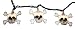 Good Tidings NEN95120 Halloween Skull and Crossbones Lightset