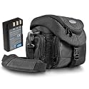 KIT Mantona Premium SYSTEM TASCHE + Akku für Nikon EN-EL9 zu Nikon D5000 D3000 D40x D40 D60