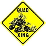 QUAD CROSSING 4-wheeler motor sport atv sign QUAD CROSSING 4-wheeler motor sport atv sign