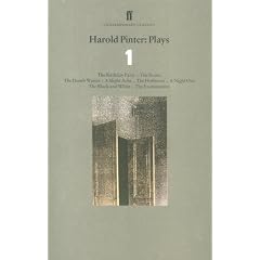 Plays: "Birthday Party", "The Room", "Dumb Waiter", "Slight Ache", "The Hothouse", "Night Out", Black and White (Prose), "The Examination" v. 1 (Faber Contemporary Classics)