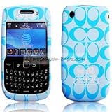 BLACKBERRY 8520/8530 CURVE C STYLE Blue CASE/COVER