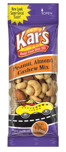 Kar's Nuts Peanut Almond Cashew, 1.75 Ounce Bags (Pack of 72) by Kar's Nuts